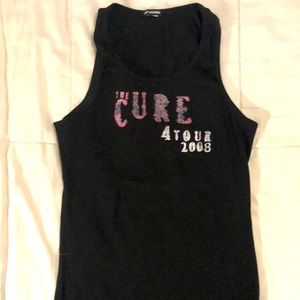 Cure concert tank top